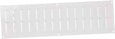 Schuifrooster Plaatstaal - Ventilatierooster - Luchtcirculatie Regelen - Verstelbaar - 500x150mm - Wit