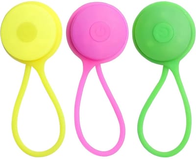 GELLDG 3 stuks LED-reflectoren - LED-rugzakzaklamp - Geschikt voor kinderen - Hondenknipperlichthanger - Veiligheidslicht - Voor backpacken, joggen, wandelen
