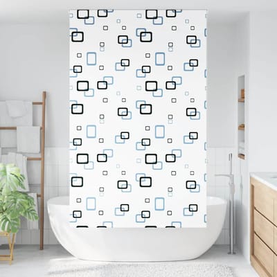 vidaXL - Doucherolgordijn - 120x240 - cm - stofbreedte - 116 - cm