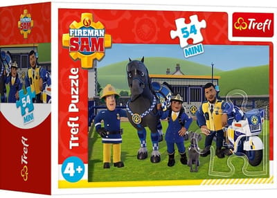 Mini Brandweerman Sam in gereedheid 1 - puzzel met 54 stukjes