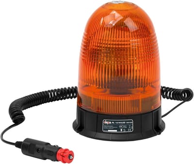 LED Zwaailicht Geel 12V met Magnetische Voet voor Verhoogde Zichtbaarheid