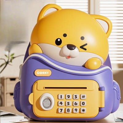 Mignon Enfant Créatif Mini Taille Tirelire Animaux Rangement Tirelire pour Enfants Boîte de Rangement Jouets Cadeaux de Noël Anniversaire