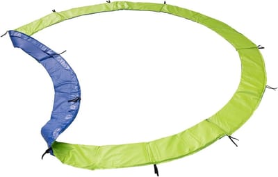 Trampoline Beschermhoes - Randkussen - Veilig Springen - Omkeerbaar - Ø 180 cm - Groen Blauw
