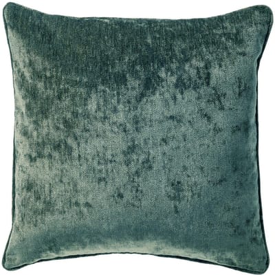 Dutch Decor LEWY - kussenhoes 45x45 cm - glansvelours - Sagebrush Green - groen - met rits - zonder binnenkussen