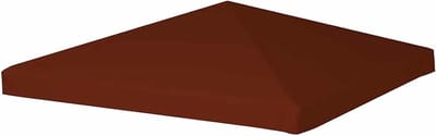 Paviljoendak - Partytent dak - Bescherming buitenruimte - Versterkte hoeken - 3x3 m - Terracotta
