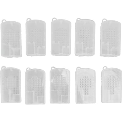 10 Stuks Imkergereedschap Multifunctionele Plastic Imkerdoos Extra Grote Imkerkooi white