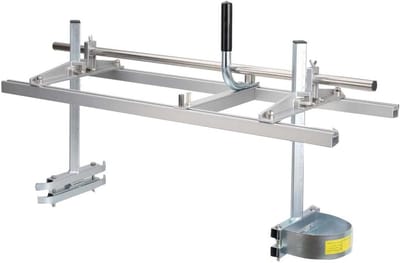 Mobiele zaagmolen - Kettingzaag accessoire - Hout zagen - Verstelbare frezen - 355-914 cm - Zilver