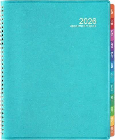 Wekelijkse Afsprakenplanner 2022 met dagelijkse planning en 15-minuten stappen