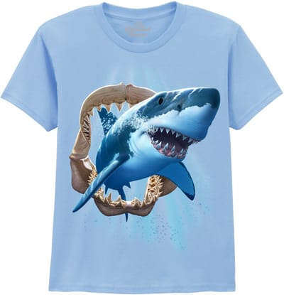 KIDS Haai Shark Jaw The Coloured House KIDS T-shirt XL