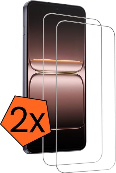 Screenprotector - 2 Stuks - Geschikt voor OnePlus Nord 5 - Extra Sterk - Gehard Glas - Beschermglas - Tempered Glass - Screen Protector