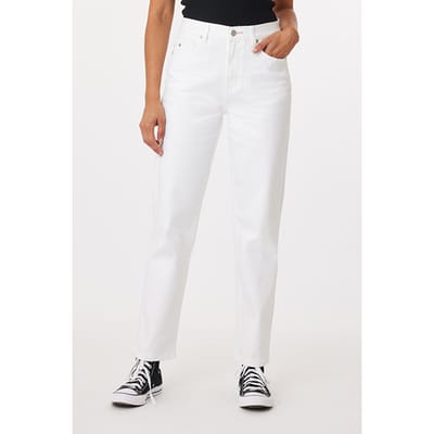 Scotch & Soda The Sky Highest Rise Straight Blanc De Blanc Taglia: W24 | Jeans straight fit Outlet | Donna