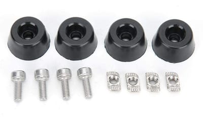 Dailygoods- Rubber Voeten Anti-vibratie - 3D Printer Accessoires - Geschikt voor Prusa i3 MK3/MK3S - Duurzaam - Inclusief M4 Bouten - Eenvoudige Installatie - 3D Printer Onderdelen