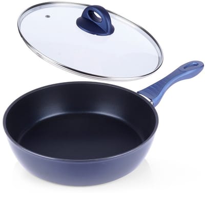 Orion Diamant - Niet-Klevende Koekenpan - 28 cm - Glazen Deksel - Siliconen Handvat