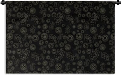 Wandkleed - Wanddoek - Poker - Speelkaarten - Gokken - Patroon - 180x120 cm - Wandtapijt