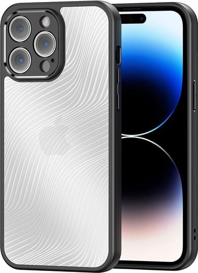 Dux Ducis - Telefoon Hoesje geschikt voor de iPhone 14 Pro - Back Cover - Aimo Series - Zwart