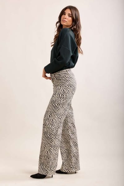 Toxik3 - Zebra print met rechte snit
