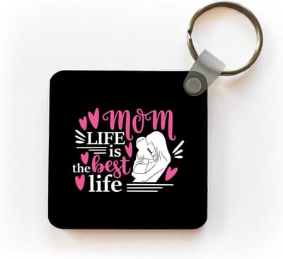 Sleutelhanger - Uitdeelcadeautjes - Mama - Leven - Quote - Plastic
