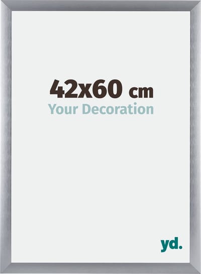 Your Decoration - Fotolijst 42x60 cm - Aluminium - Zilver Geborsteld - Tucson