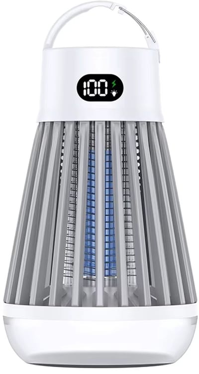USB Campinglamp - 2000mAh Draagbare Lamp met Multi-Band Anti-Muggenfunctie - Stille en IPX5 Waterdichte Lamp voor Binnen en Buiten
