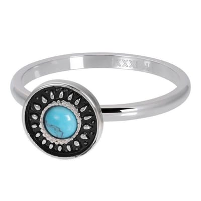iXXXi Vulring Vintage Turquoise Zilver | Maat 15 (gewone ringmaat 17)