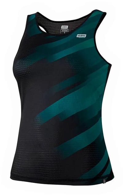 42k Running Elements Summer Mouwloos T-shirt Zwart M Vrouw