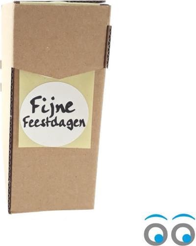 Fijne Feestdagen etiketten (doosje van 500 stuks)