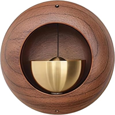 Magnetische Deurbel - Houten Bel - Bezoekers Melder - Sterke Magnetische Inductie - 7.5 x 7.5 x 3 cm