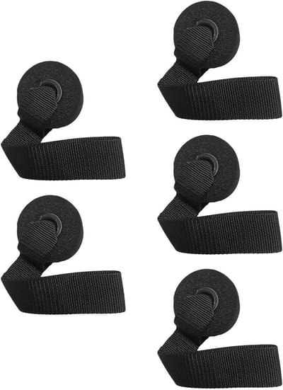 Fitness Deuranker Set - Trainingsband Bevestiging - Kracht Training - Montage Zonder Boren - 5 Stuks - Zwart