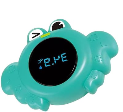 Badthermometer – drijvende elektronische badthermometer met veilige detectie – direct afleesbaar water met dierendesign, voor jongens en meisjes