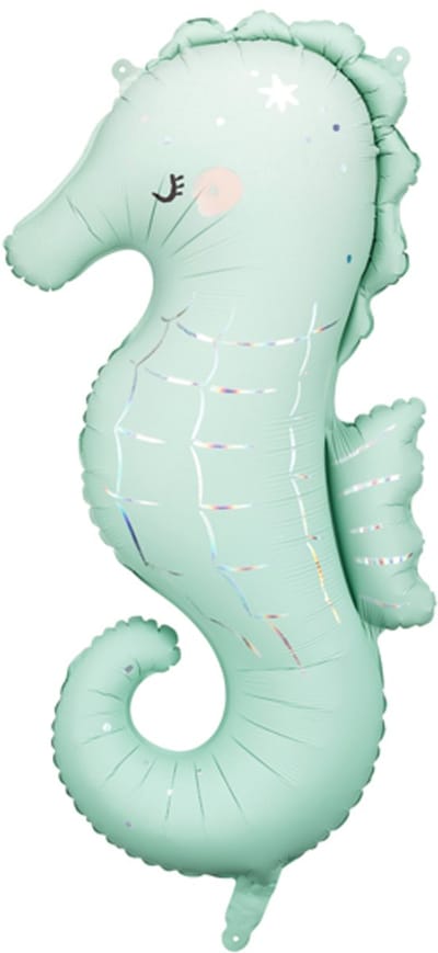PartyDeco - Folieballon Zeepaardje - 98 cm