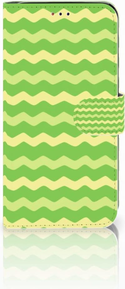 Samsung Galaxy A10 Telefoon Hoesje Waves Green