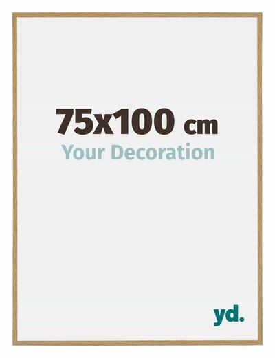 Your Decoration - Fotolijst 75x100 cm - Kunststof - Beuken Licht - Evry