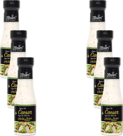 2BSlim | Caesar Dressing | 6 stuks | 6 x 250 ml
