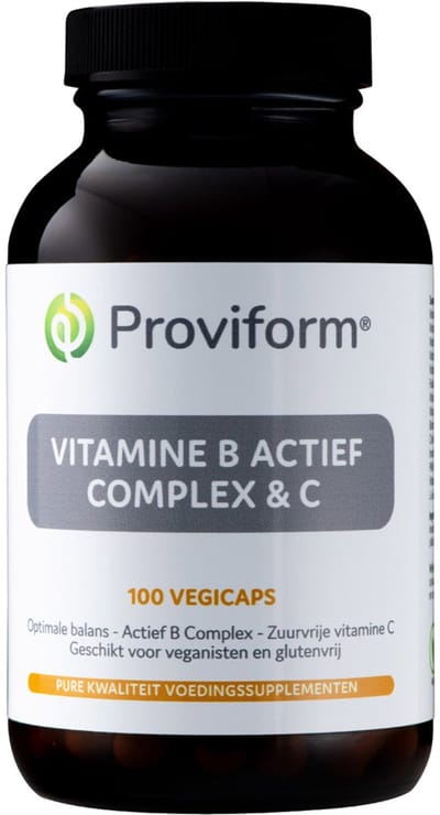 Proviform Vitamine B actief complex & C 100 Vegetarische capsules