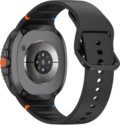 YONO Bandje geschikt voor Samsung Galaxy Watch 8 - 40/44mm - Classic - Siliconen - Zwart - S/M
