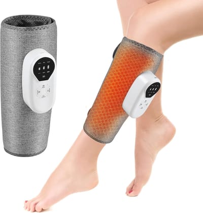 Draadloze Been- en Kuitmassager met Warmte- en Vibratiefunctie