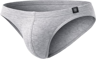 TOF Paris French Bikini Brief Heather-Grey - MAAT XL - Heren Ondergoed - Slip voor Man - Mannen Brief