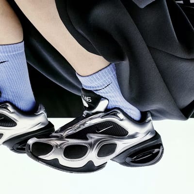 Nike Nike Air Max Muse - Sneakers - Unisex - Black Metallic Silver