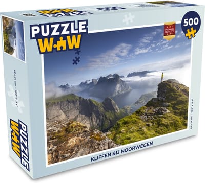 Puzzel Kliffen bij Noorwegen - Legpuzzel - Puzzel 500 stukjes