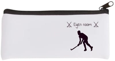 Akyol - hockey met eigen naam - Etui - Hockey - jongens en meisjes - cadeau - verjaardag - geschenk - gepersonaliseerd - 20 bij 9 cm