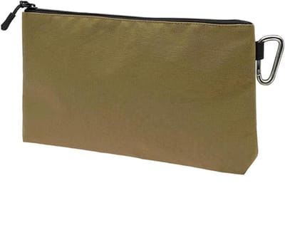 Gereedschapstas met Rits – Multifunctionele Opbergzak voor Handgereedschap - Slijtvaste Tool Organizer voor Camping, Klussen, Elektricien en Tuinieren - Khaki