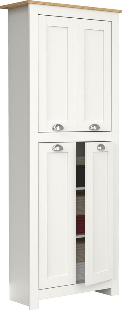 Houten gangkast Multifunctionele kast Gangkast Garderobekast Badkamermeubel Kast Balusa