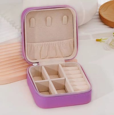 Sieradendoosje - juwelendoosje - opbergdoosje - reisformaat - organiser - sieraden etui - travel case - ring - ketting - oorbellen - klein