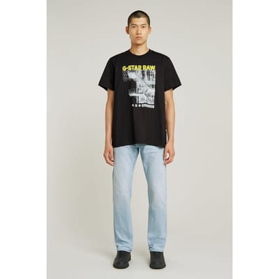 G-Star Mosa Straight Jeans Sun Faded Blue Vapour Taglia: W34L32 | Jeans straight fit Outlet | Uomo | Blu