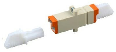 Danicom Multimode koppeling E2000-E2000 simplex beige