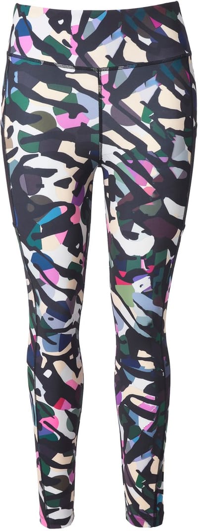 Ulla Popken - Dames - Sportlegging sneldrogend zakken gerecycled - Zwart - Maat 42+