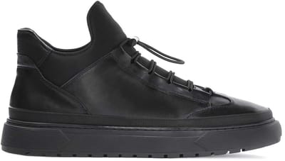 Zwarte herensneakers