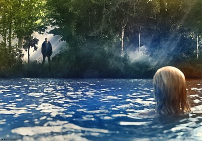 Friday the 13th Jason By the Lake - Schilderijposter in verschillende kleuren