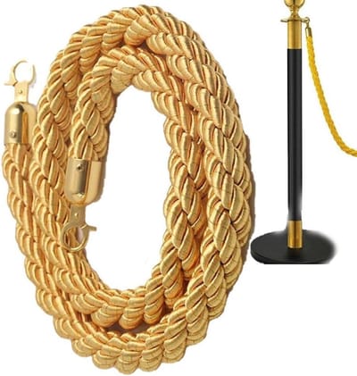 Wachtrij Touw - Barrière Touw - Publiekscontrole - Duurzaam Nylon Materiaal - 1.5 Meter Lengte