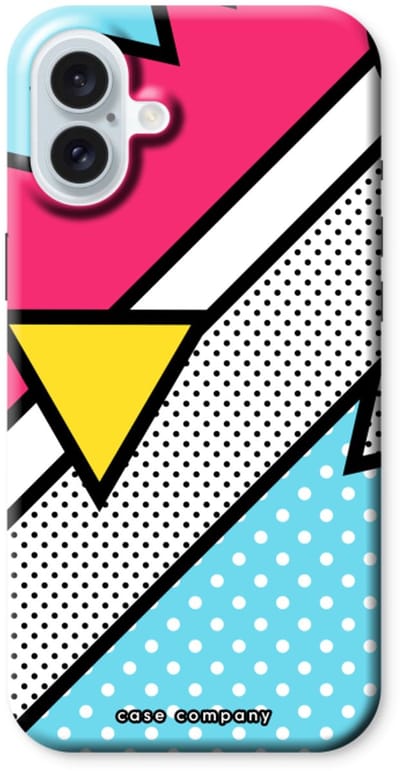 Case Company® - Hoesje geschikt voor iPhone 16 Plus hoesje - Pop Art #3 - Tough Case - Maximale Bescherming alle Kanten en Schermrand